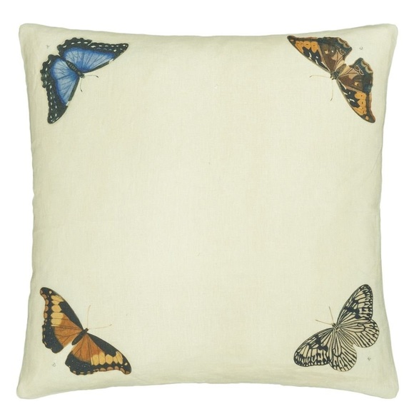 Designer’s Guild Mirrored Butterflies Pillow - Picture 2 of 3